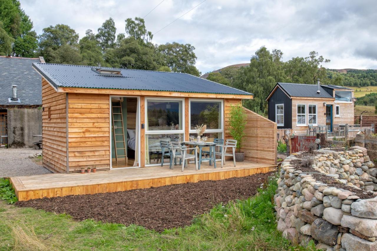 Alba - Charming Boutique Forest View Cabin With Hot Tub In Ballater Kültér fotó